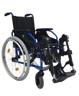 Mechanický invalidný vozík odľahčený, polohovateľné stupačky